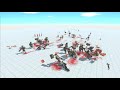 Roman &amp; Spartan Army VS Scimitarilla &amp; Ghor Hammer Army - Animal Revolt Battle Simulator