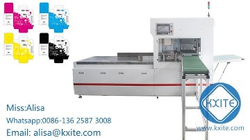 Automatic paper cup box Label Tags Waste Hole Stripping Blanking Cleaning Machine