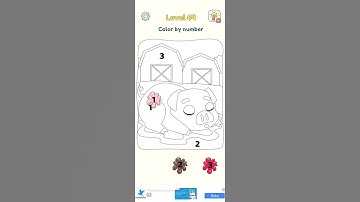 LEVEL 64 | DOP 3 : Color by NUMBER ~ GAMEPLAY #short #androidgames #fyp #games