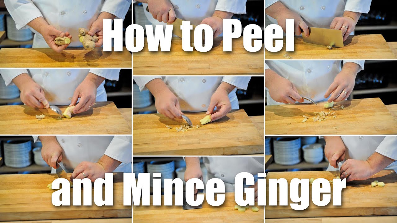 How to Peel, Slice, Julienne, Chop, Mince, and Grate Ginger