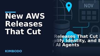 New AWS Releases That Cut Recovery Time Simplify Identity and Enable Regulated AI Agents