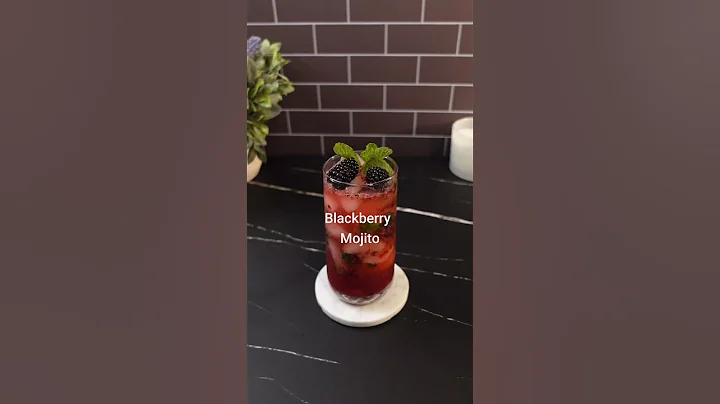 Easy Blackberry Mojito #cocktail