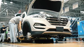 Так собирают Ваш Hyundai Tucson.Assembling a car HYUNDAI
