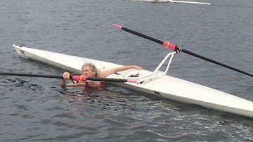 SELF RESCUE #1 after flipping a single rowing shell