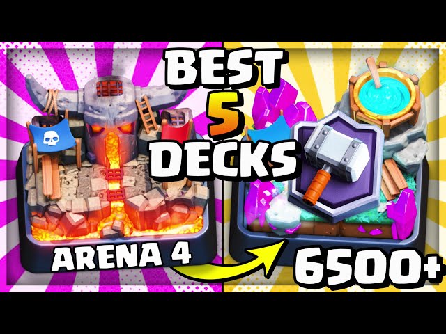 Top 5 Meta Decks this Season #clash #clashroyale #clashroyaledeck #cla