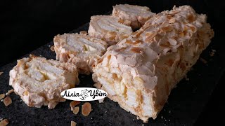 картинка: МЕРЕНГОВИЙ РУЛЕТ РЕЦЕПТ 💕 НАЧЕ ХМАРИНКА 💕 ЯК ПРИГОТУВАТИ МЕРЕНГОВИЙ РУЛЕТ 💕