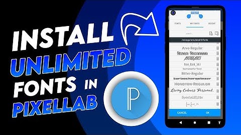 Hoe lettertypen te downloaden en installeren in PixelLab | Stap-voor-stap handleiding