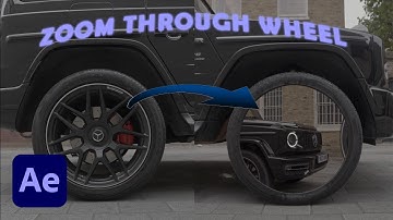 How to create VIRAL zoom through car wheel transition in After Effects 2025
