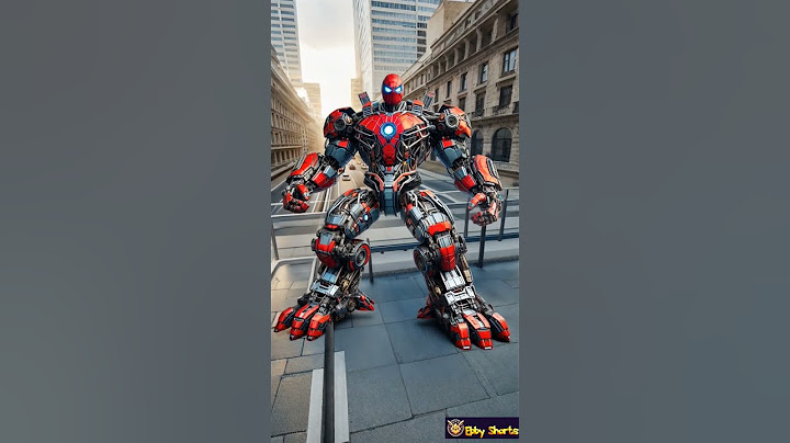 Robot Spiderman 👉 Mobil #transformation #transformers #superhero #shorts #viralshorts