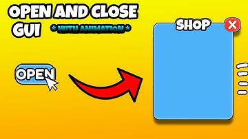 How to Make a Open and Close Gui in Roblox Studio with Animation! (2025)