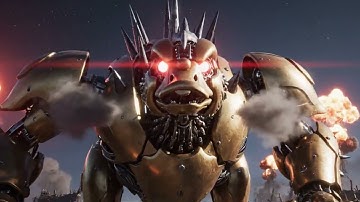 AI Robot Duck vs Alien Monsters – Earth’s Last Defender #AIRobotDuck #AlienMonsters  #RobotWarrior