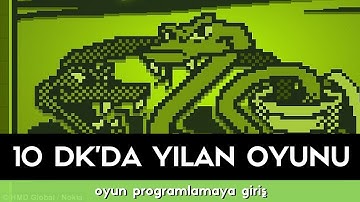 Oyun programlamaya giriş: 10 dk