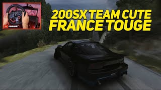 200sx Team Cute Street France at Peyregrosse-Mandagout | Assetto Corsa (w/900° Steering Wheel Setup)