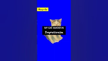 How to make my Cat Avatar in Impressionism 🧐 #oilpaintungprompt