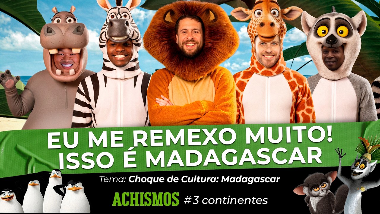TUDO QUE EXISTE ALÉM DO FILME MADAGASCAR | #3CONTINENTES #105