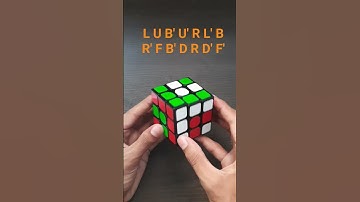 Anaconda pattern in 3x3 rubiks cube #shorts