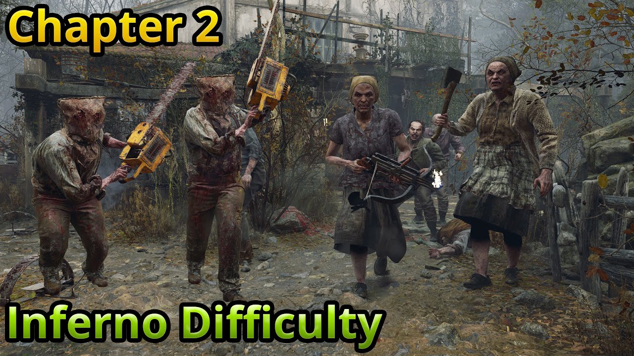Resident Evil 4 Remake Inferno Difficulty Challenge Chapter 2