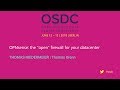 OSDC 2018: OPNsense: the “open” firewall for your datacenter by Thomas Niedermeier