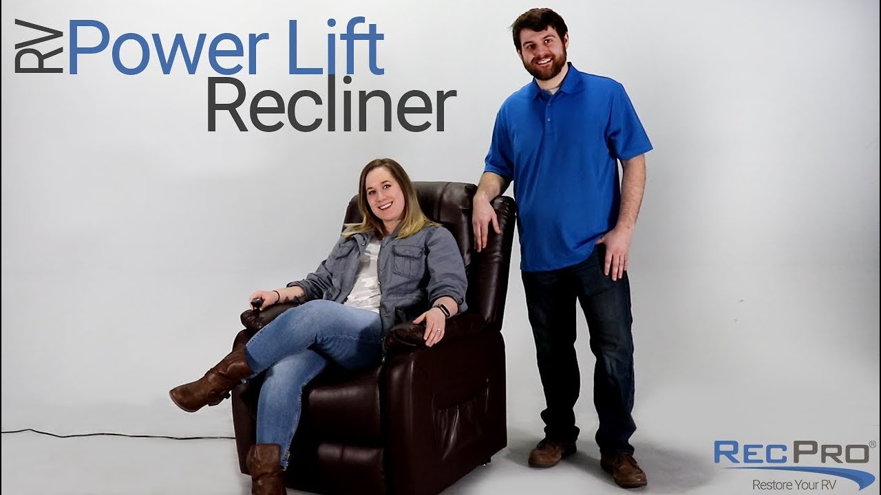RV Power Lift Recliner RecPro YouTube