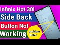 Infinix hot 30i side back button not showing  back button settings