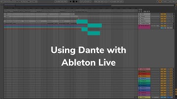 Using Dante with Ableton Live
