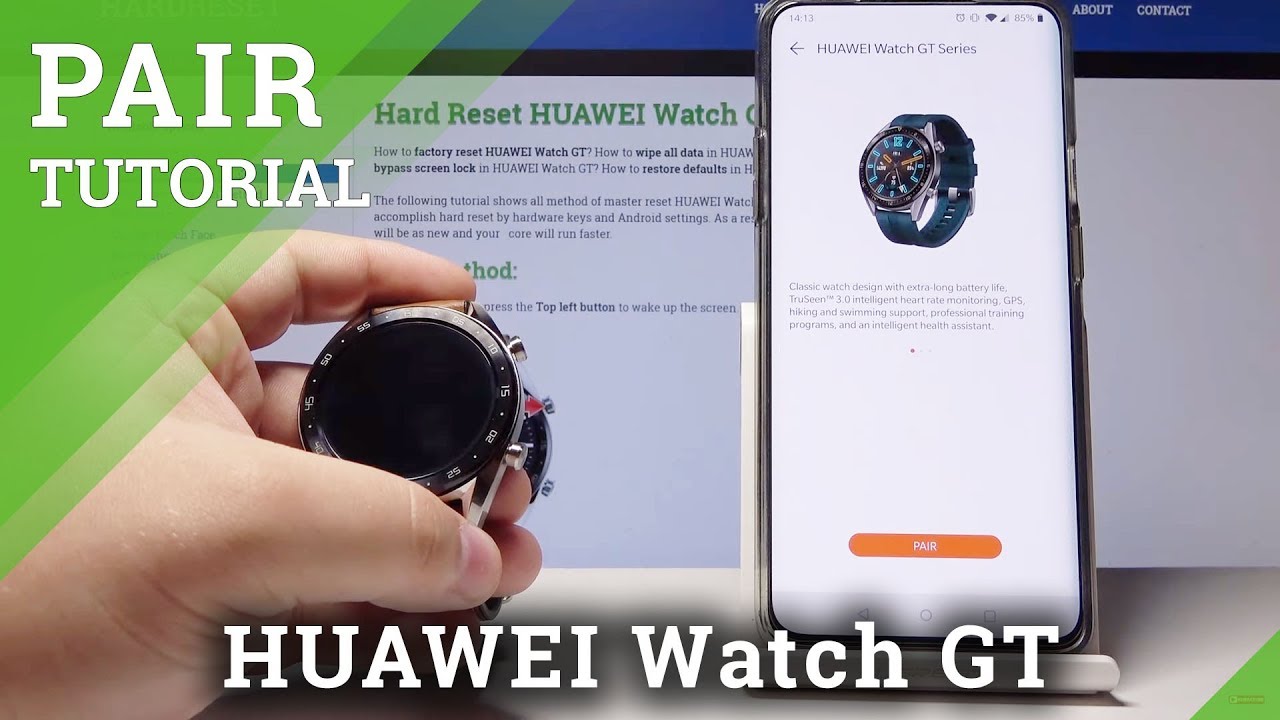 How to Pair HUAWEI Watch GT with 