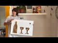 Wine-bottle cork cap artwork
