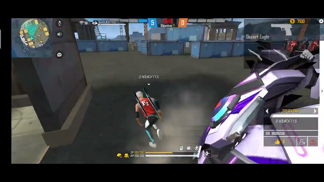 Lucifer vs Roken 1vs1 custom only one tap - YouTube