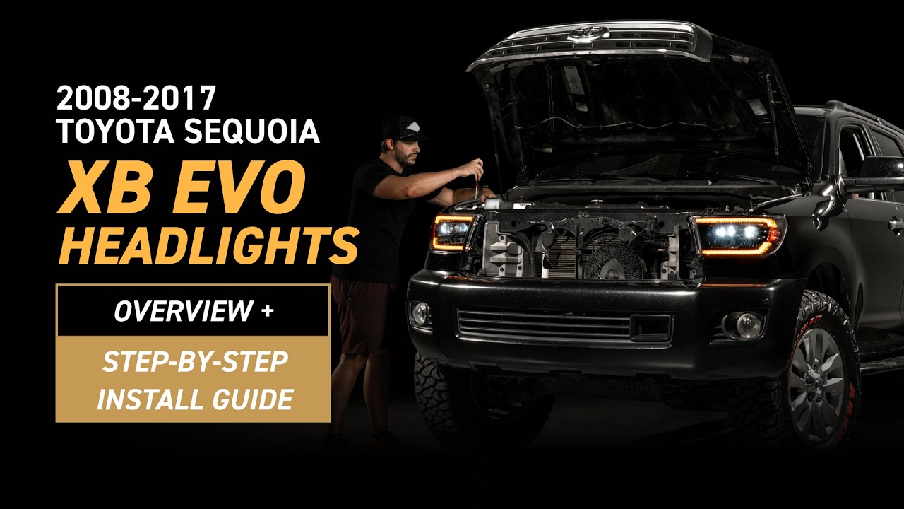LF2-533Y | XB Evo Hybrid LED Headlights for 08-17 Toyota Sequoia