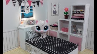 DIY Chambre pour LPS 2 Miniature Littlest Petshop. Tuto Kit Dollhouse Room 