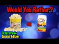 Would You Rather? Workout! (Snacks Edition) - At Home Family Fun Fitness Activity - Brain Break