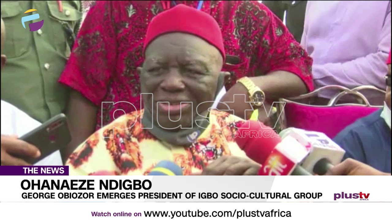 George Obiozor Emerges President of Igbo Socio-Cultural Group (News ...