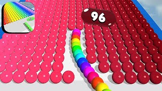 Snake Color ​- All Levels Gameplay Android,ios (Levels 486-489)