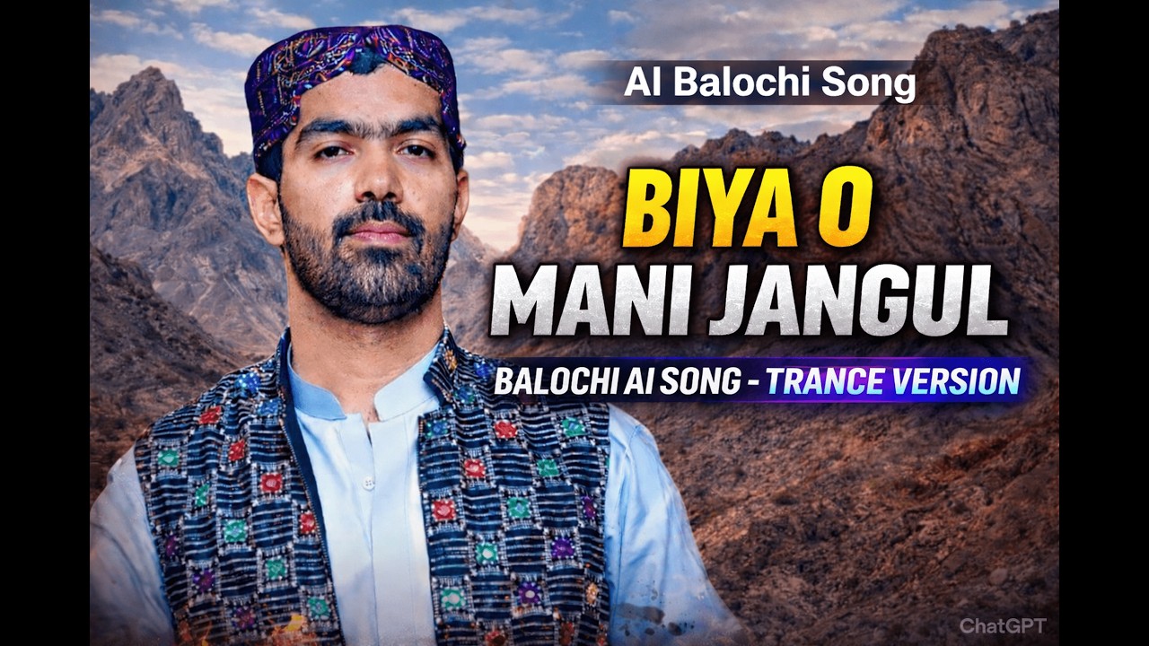 Tha Biya Mani O Jangul – Balochi Song Fully Created by AI