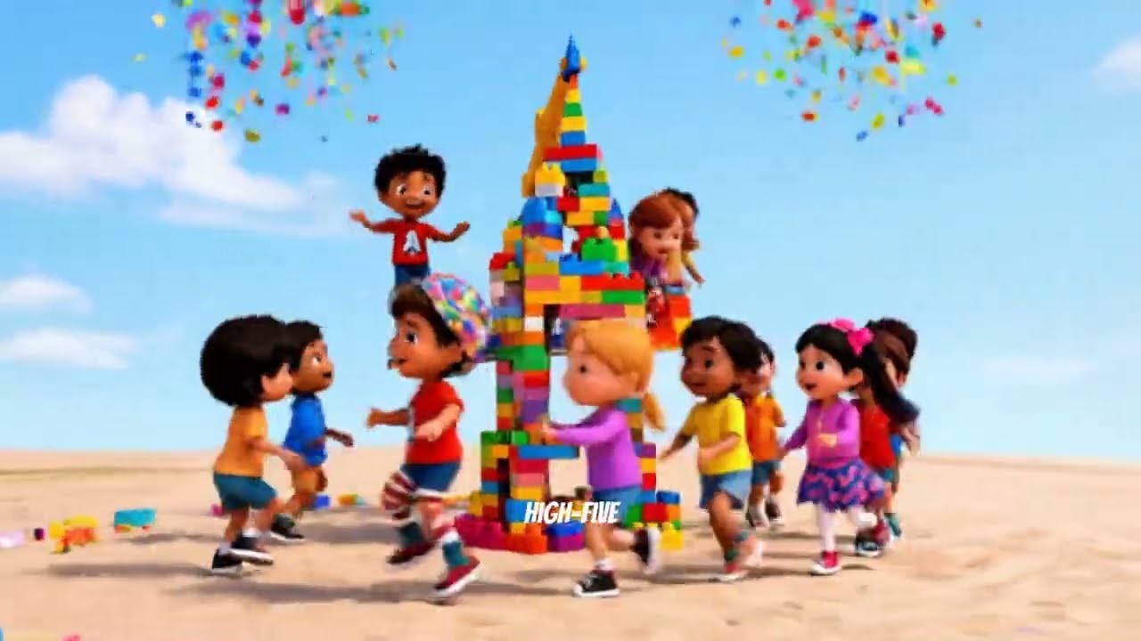 Танцевальная вечеринка с волшебными фигурками для детей | Детские песни