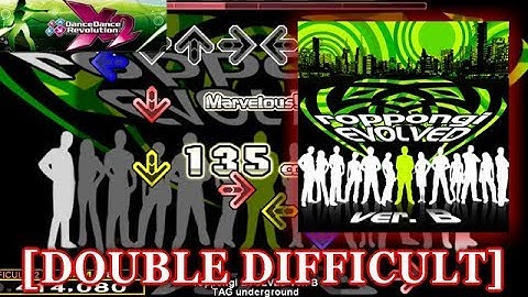 【DDR X2】 roppongi EVOLVED ver.B [DOUBLE DIFFICULT] 譜面確認＋クラップ