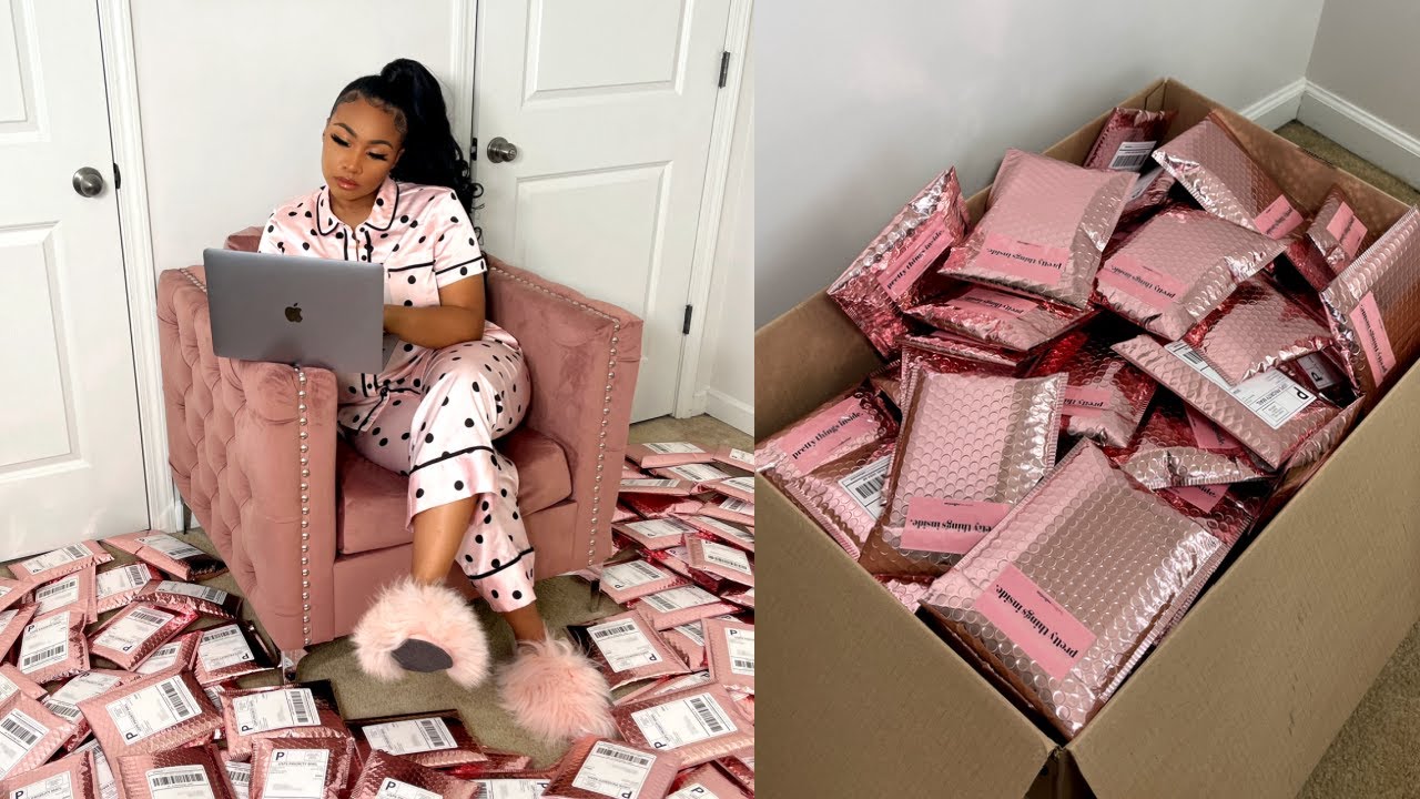 LAUNCH DAY! Starting A Small Business, Packing & Shipping Lash Orders | Kathryn Bedell