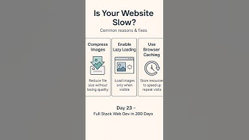 Speed Up Your Website in 3 Easy Steps | Full Stack Dev Day 23 #css