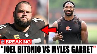 Myles Garrett GOES OFF On Bitonio Over Shedeur Sanders 😳