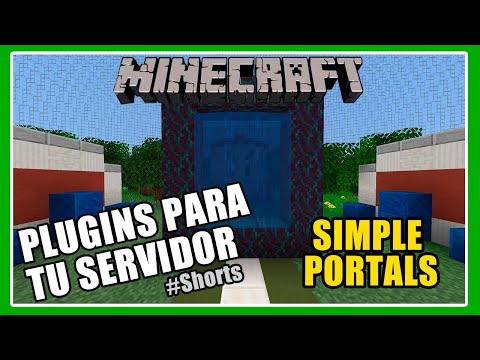 Simple Portals: ¡Portales de Teletransporte! - Plugins para tu Servidor de Minecraft #Shorts