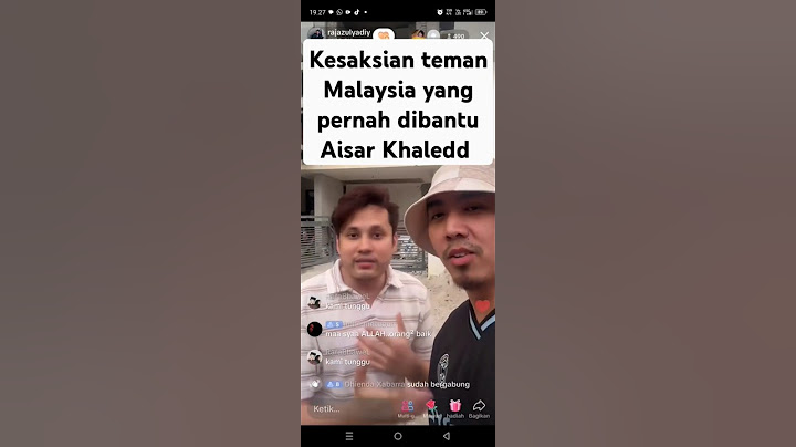 Kesaksian Teman Malaysia yang Pernah Dibantu oleh Aisar Khaledd #aisarkhaled #fuji #fujian #aifu