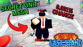 HOW TO GET MASH SECRET UNIT IN ANIME LAST STAND (*NEW* CODES)
