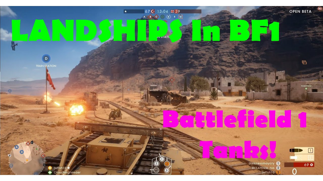 Battlefield 1 Landship Review! Battlefield 1 Tanks!