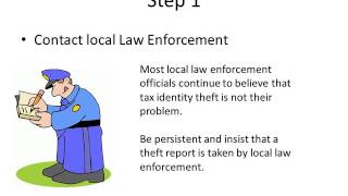 Identity Theft and Refund Fraud
