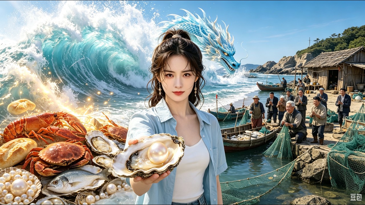 【第二季】👁️漁村小妹被裁後覺醒透視天賦，整個大海盡收眼底！ 🌊趕海一鏟一個極品黃油蟹，一開一個頂級珍珠蚌，轉眼間她已經轉戰海底沉船挖古董了❗️#drama #女頻 #短劇 #逆襲 #AI真人