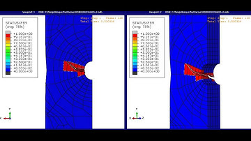 Crack propagation in AL 6061 T6