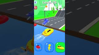 Shape-shfting Gameplay😋| level 26 |Hyper😄 casual ☺games| Shorts |😍 #hypercasualgames #shapeshifting