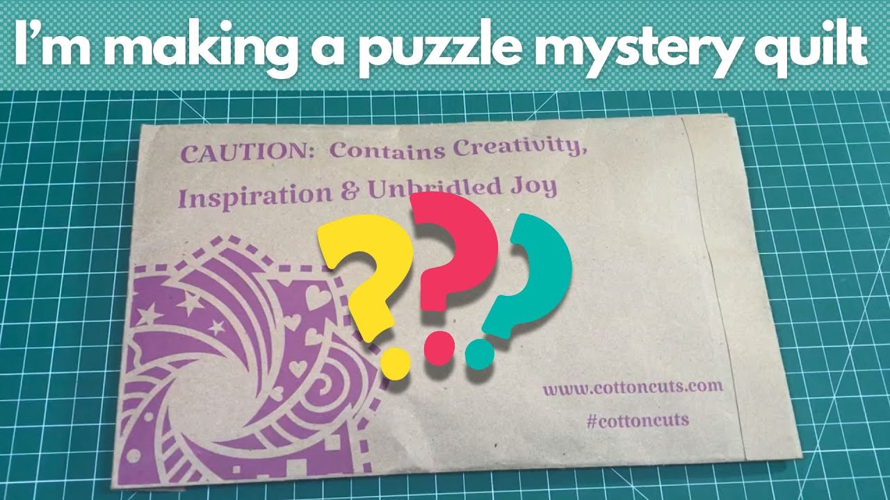 Cotton Cuts Wild West Puzzle Mystery Quilt - Unboxing & Piecing Clue #1 ...