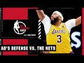 Breaking down Anthony Davis' defense in his return against the Nets | NBA Today