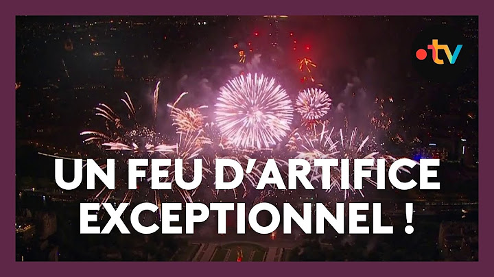 14 juillet 2025 - Le feu d'artifice de la Ville de Paris en intégralité 🔥